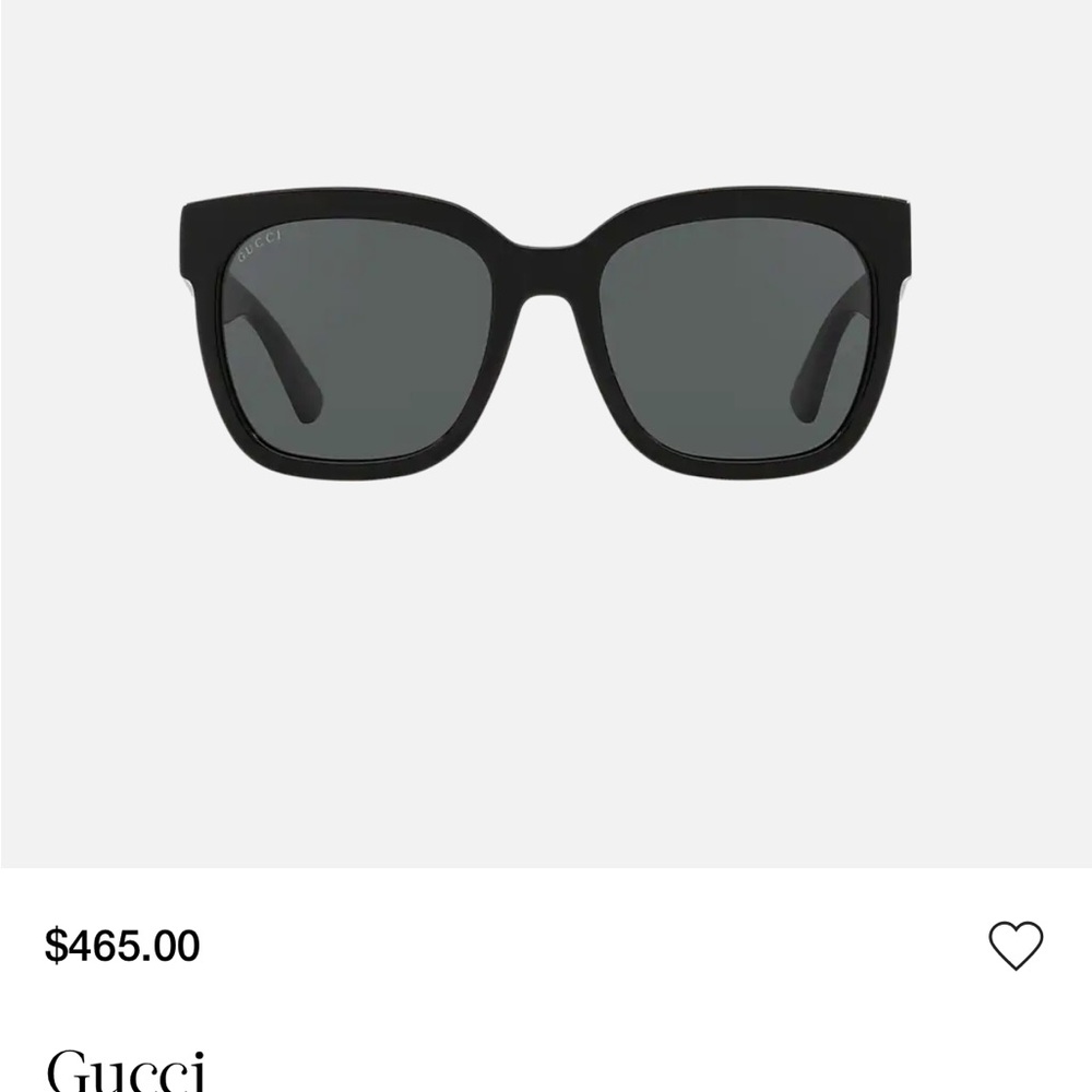 Authentic Gucci Black Sunglasses GG0034SAN 001 - Picture 10 of 11